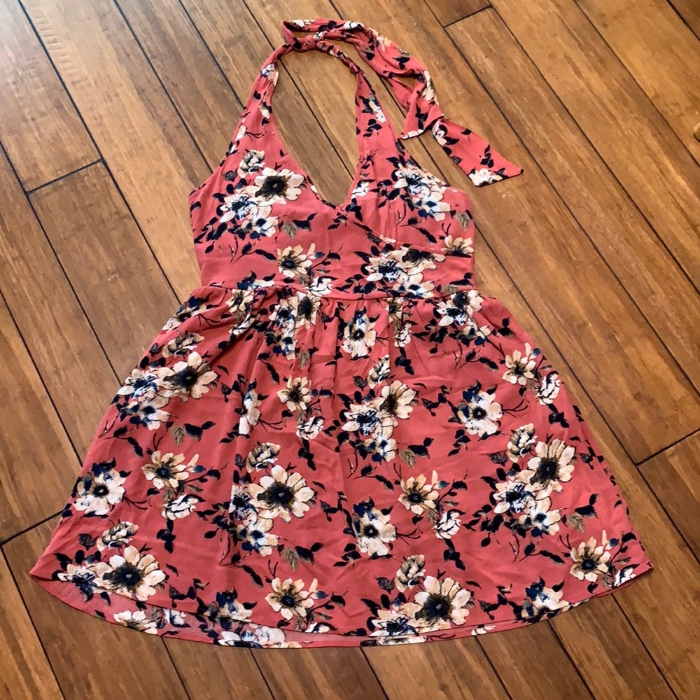 Xhilaration Floral Halter Summer Dress (Target)